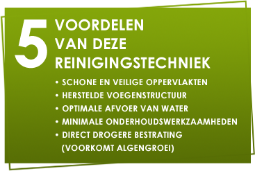 5 voordelen - Dieptereiniging